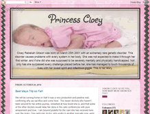 Tablet Screenshot of princesscloey.blogspot.com