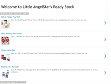 Tablet Screenshot of littleangelstar-instock.blogspot.com