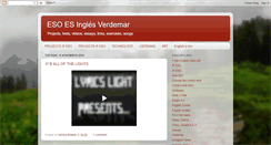 Desktop Screenshot of esoesinglesverdemar.blogspot.com