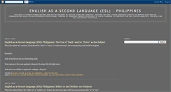 Desktop Screenshot of esl-phils.blogspot.com