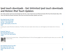 Tablet Screenshot of ipod-touch-downloads.blogspot.com