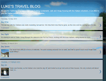 Tablet Screenshot of lukenicholstravels.blogspot.com