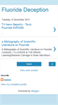 Mobile Screenshot of fluoridedeception.blogspot.com