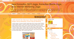 Desktop Screenshot of konsultaninternetmarketingjogja.blogspot.com