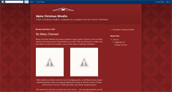 Desktop Screenshot of alpinewreaths.blogspot.com