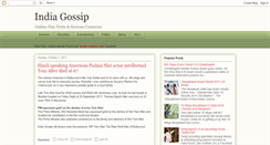 Desktop Screenshot of india-gossip.blogspot.com