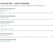 Tablet Screenshot of immortalpainletras.blogspot.com