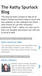 Mobile Screenshot of kathyspurlockblog.blogspot.com