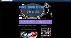 Desktop Screenshot of discofunkmusic70e80.blogspot.com