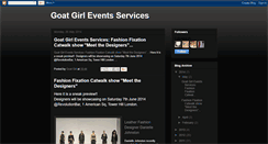 Desktop Screenshot of goatgirl-events.blogspot.com