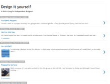 Tablet Screenshot of designityourself.blogspot.com