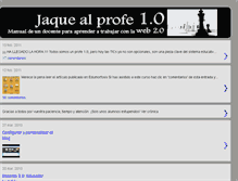 Tablet Screenshot of jaquealprofeunopuntocero.blogspot.com