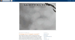 Desktop Screenshot of lasettimanotte.blogspot.com