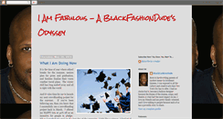 Desktop Screenshot of iamfabulous-ablackfashiondudesodyssey.blogspot.com