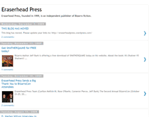 Tablet Screenshot of eraserheadpress.blogspot.com
