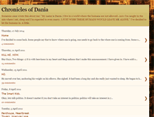 Tablet Screenshot of chroniclesofdania.blogspot.com