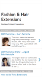 Mobile Screenshot of hairextensions-fashion.blogspot.com