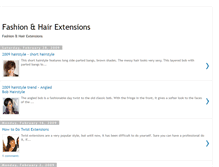 Tablet Screenshot of hairextensions-fashion.blogspot.com