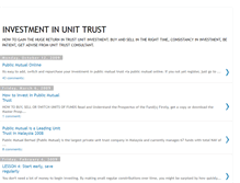 Tablet Screenshot of investmentinunittrust.blogspot.com