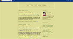 Desktop Screenshot of novelinprogress-kimm.blogspot.com