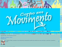 Tablet Screenshot of movimenteseucorpo.blogspot.com