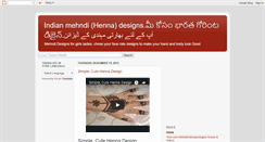 Desktop Screenshot of mehndi-design-foru.blogspot.com