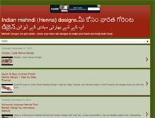 Tablet Screenshot of mehndi-design-foru.blogspot.com