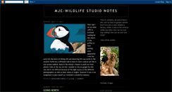 Desktop Screenshot of mjcwildlifeart.blogspot.com