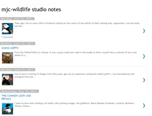 Tablet Screenshot of mjcwildlifeart.blogspot.com