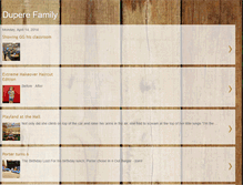 Tablet Screenshot of duperefamily.blogspot.com