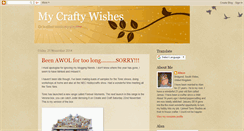 Desktop Screenshot of mycraftywishes.blogspot.com