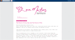 Desktop Screenshot of lovematterscreation.blogspot.com