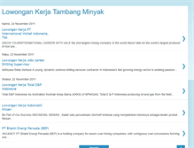 Tablet Screenshot of lowongankerjatambangminyak.blogspot.com