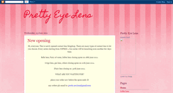 Desktop Screenshot of pretty-eye-lens.blogspot.com