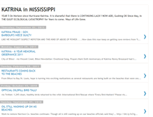 Tablet Screenshot of katrina-in-mississippi.blogspot.com