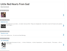 Tablet Screenshot of littleredheartsfromgod.blogspot.com