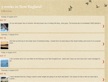 Tablet Screenshot of 3weeksinnewengland.blogspot.com