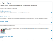 Tablet Screenshot of patioplay.blogspot.com