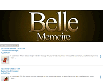 Tablet Screenshot of bellememoire.blogspot.com