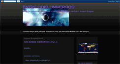 Desktop Screenshot of entredoisuniversos.blogspot.com