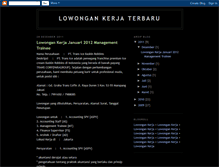 Tablet Screenshot of lowongankerja6003.blogspot.com