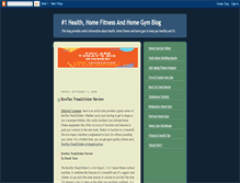 Tablet Screenshot of 1homefitness.blogspot.com