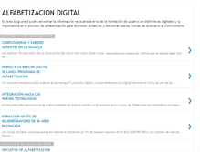 Tablet Screenshot of alfabetizaciondigitalyformdeusuarios.blogspot.com