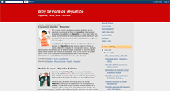 Desktop Screenshot of miguelitofans.blogspot.com