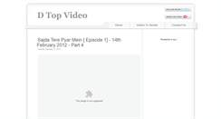 Desktop Screenshot of dtopvideo.blogspot.com