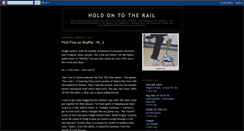 Desktop Screenshot of holdontotherail.blogspot.com