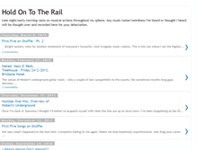 Tablet Screenshot of holdontotherail.blogspot.com