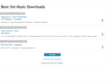 Tablet Screenshot of beatthemusicdownloads.blogspot.com