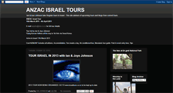 Desktop Screenshot of anzac-israel-tours.blogspot.com