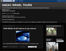 Tablet Screenshot of anzac-israel-tours.blogspot.com